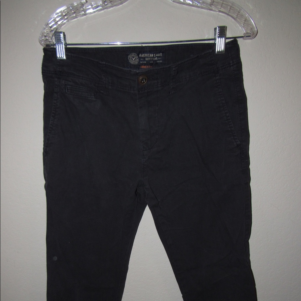 American Eagle Navy Khakis